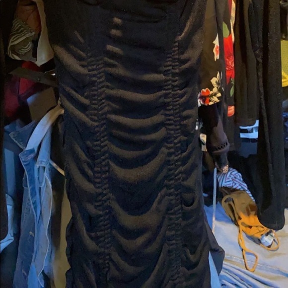 MISS LOLA LONG SLEVE BLACK DRESS comes with cute pink miss Lola bag inside 🫶🏻 - Picture 2 of 5